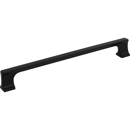 Jeffrey Alexander 224 mm Center-to-Center Matte Black Sullivan Cabinet Pull 752-224MB
